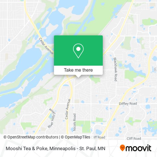 Mooshi Tea & Poke map