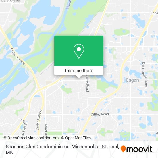 Shannon Glen Condominiums map