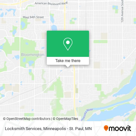 Locksmith Services map