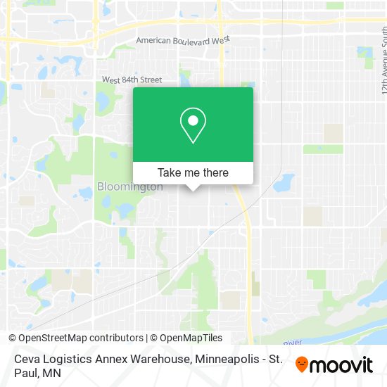 Ceva Logistics Annex Warehouse map