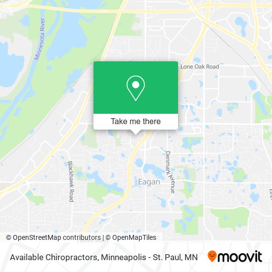 Available Chiropractors map