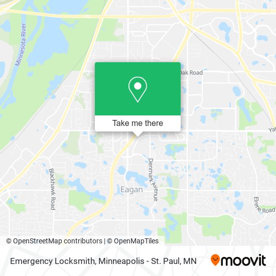 Emergency Locksmith map