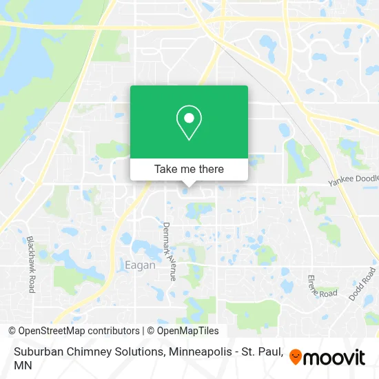 Suburban Chimney Solutions map