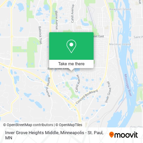 Mapa de Inver Grove Heights Middle