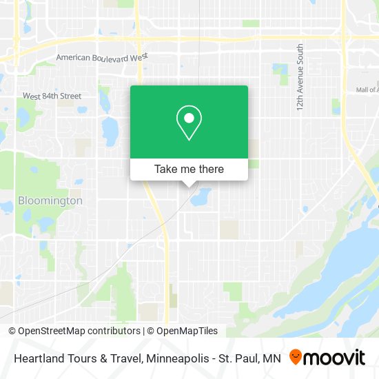 Mapa de Heartland Tours & Travel