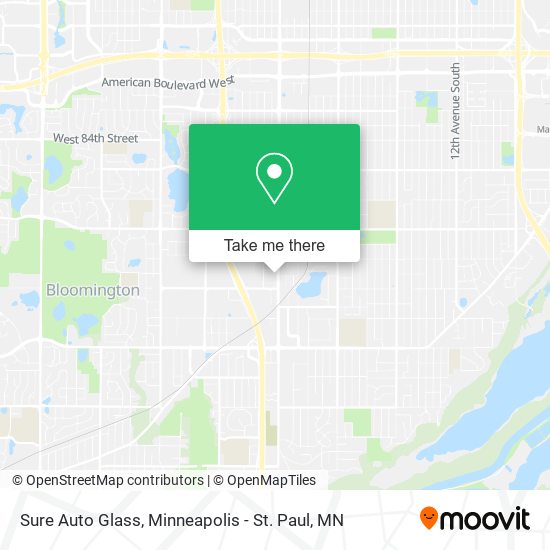 Sure Auto Glass map