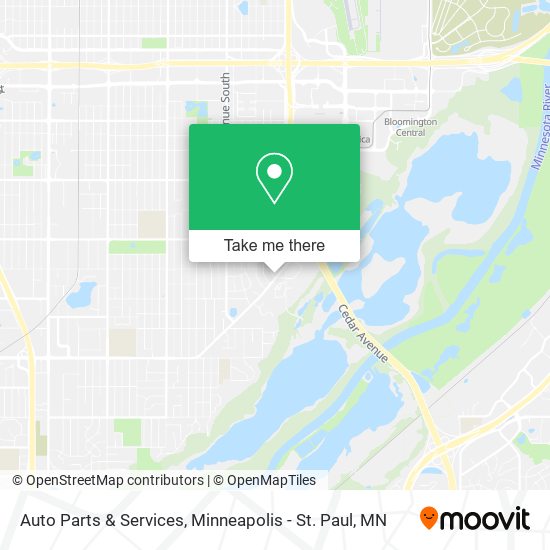 Auto Parts & Services map