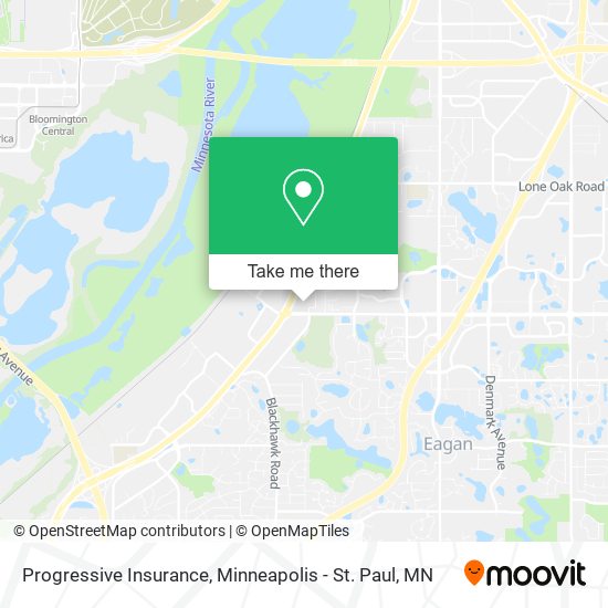 Progressive Insurance map