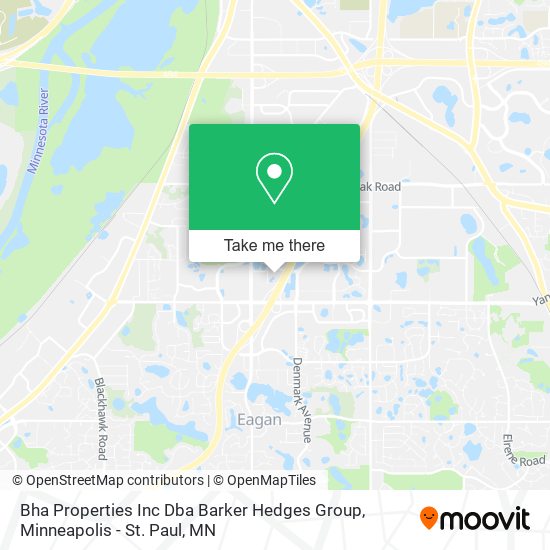 Bha Properties Inc Dba Barker Hedges Group map