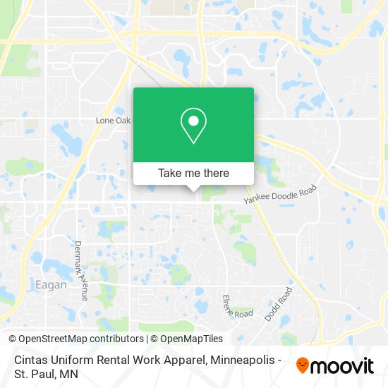Mapa de Cintas Uniform Rental Work Apparel