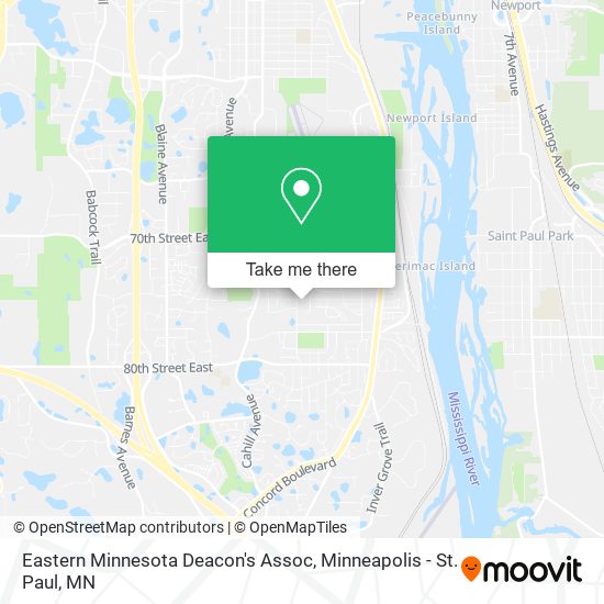 Eastern Minnesota Deacon's Assoc map
