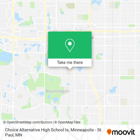 Choice Alternative High School Is map