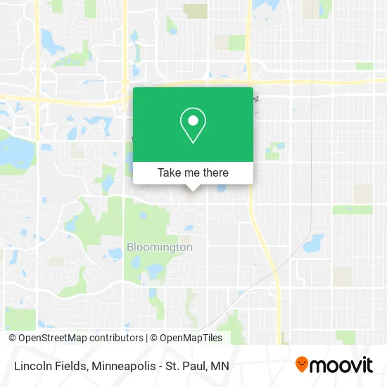 Lincoln Fields map