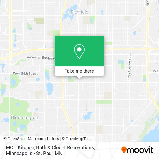 Mapa de MCC Kitchen, Bath & Closet Renovations