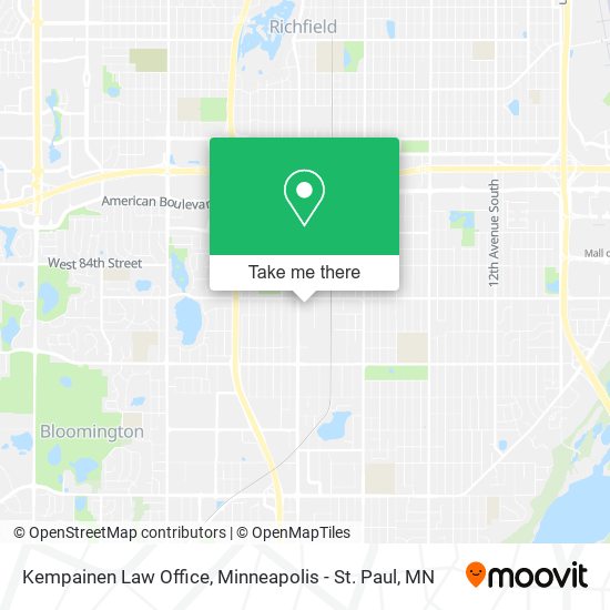 Mapa de Kempainen Law Office
