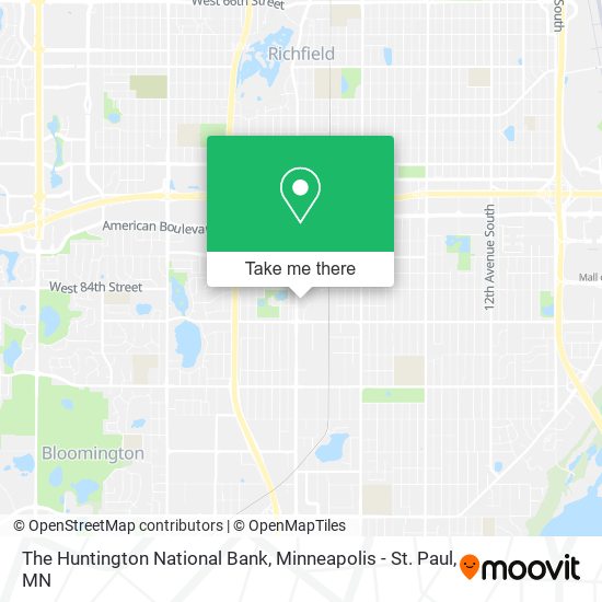 The Huntington National Bank map