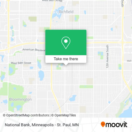 Mapa de National Bank