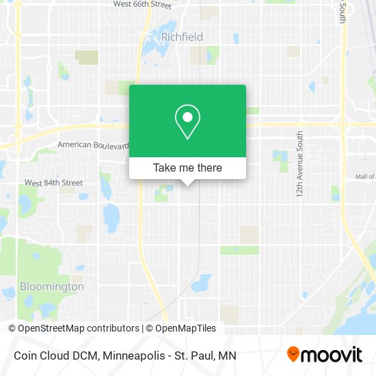Coin Cloud DCM map
