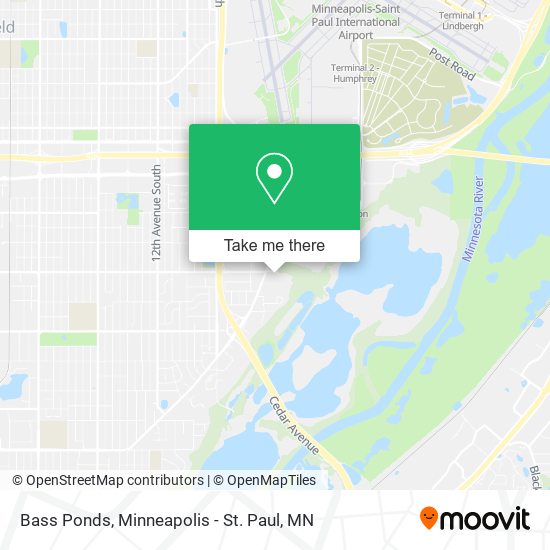 Bass Ponds map
