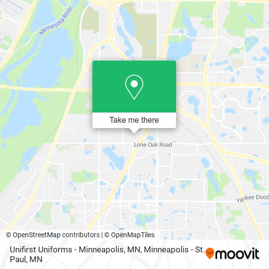 Mapa de Unifirst Uniforms - Minneapolis, MN