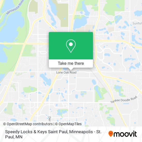 Speedy Locks & Keys Saint Paul map