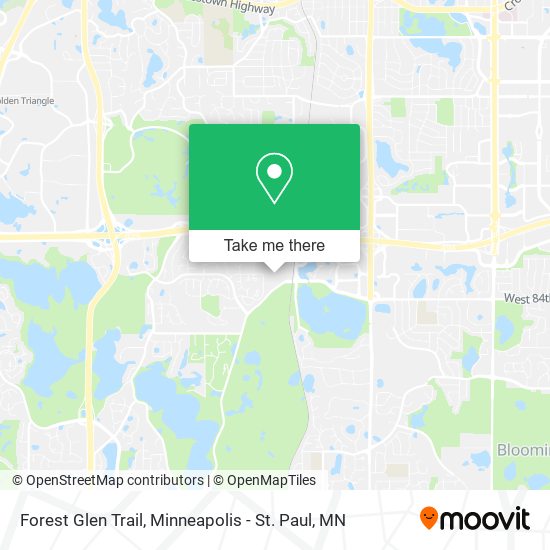 Mapa de Forest Glen Trail