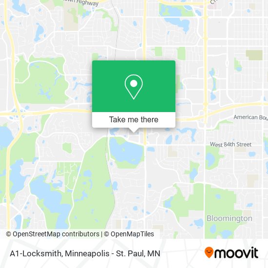 A1-Locksmith map