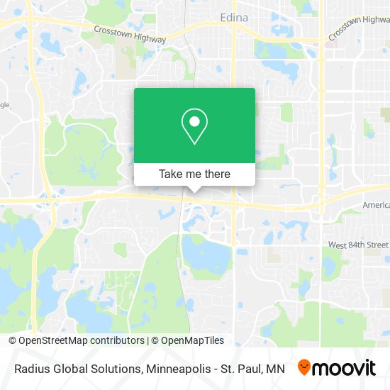 Radius Global Solutions map