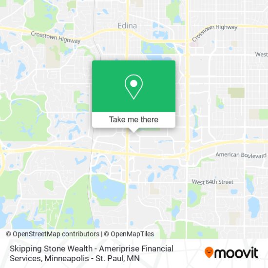 Skipping Stone Wealth - Ameriprise Financial Services map