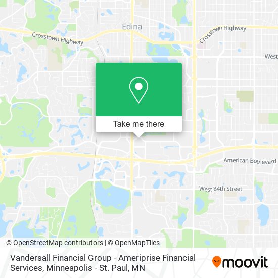Vandersall Financial Group - Ameriprise Financial Services map
