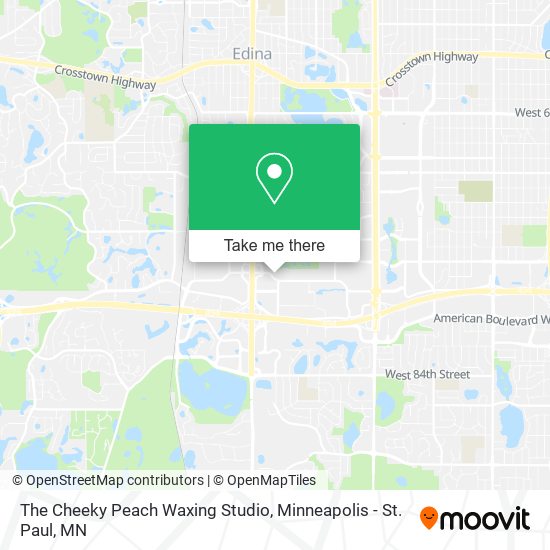 The Cheeky Peach Waxing Studio map