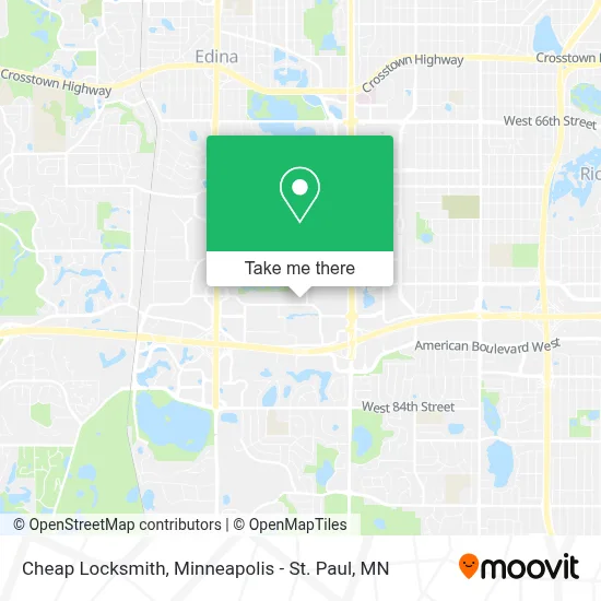Cheap Locksmith map