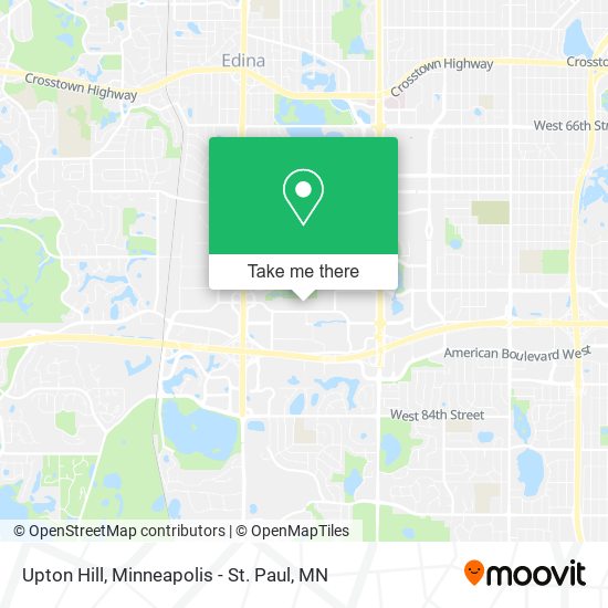 Mapa de Upton Hill