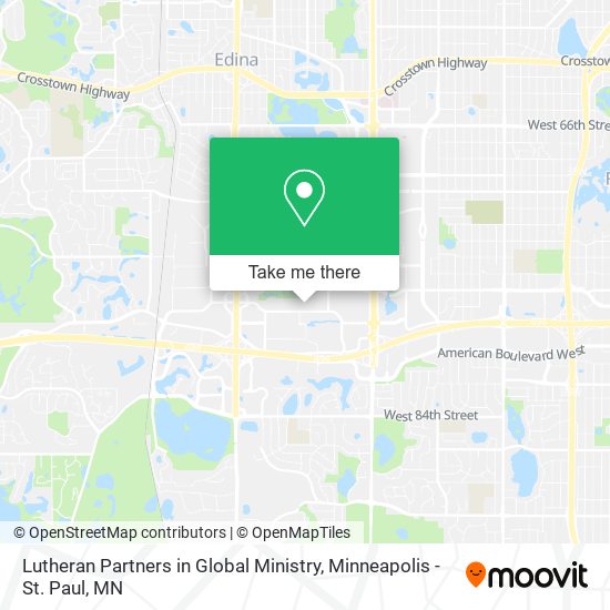 Lutheran Partners in Global Ministry map