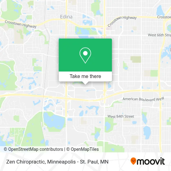 Zen Chiropractic map