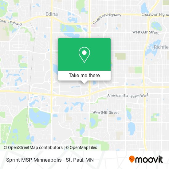 Sprint MSP map