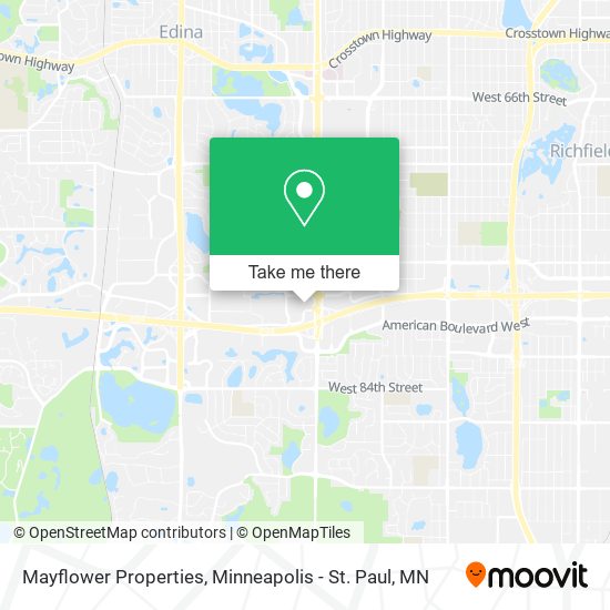 Mayflower Properties map
