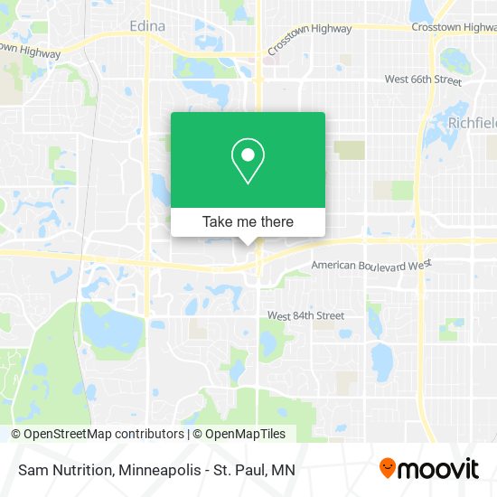 Mapa de Sam Nutrition