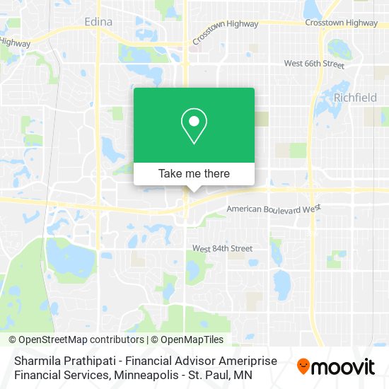 Sharmila Prathipati - Financial Advisor Ameriprise Financial Services map