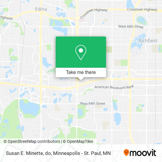 Susan E. Minette, do map