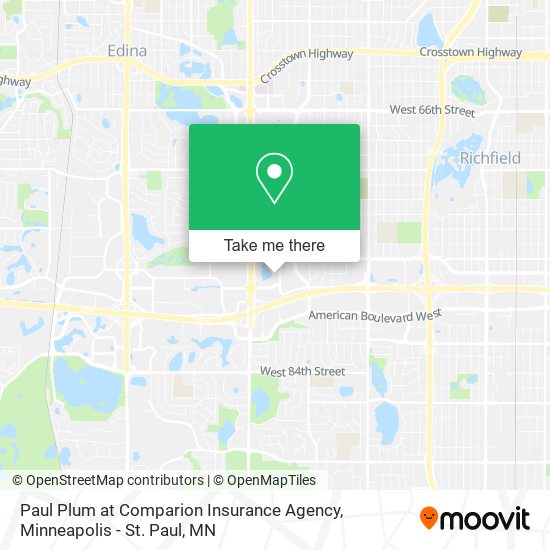 Mapa de Paul Plum at Comparion Insurance Agency
