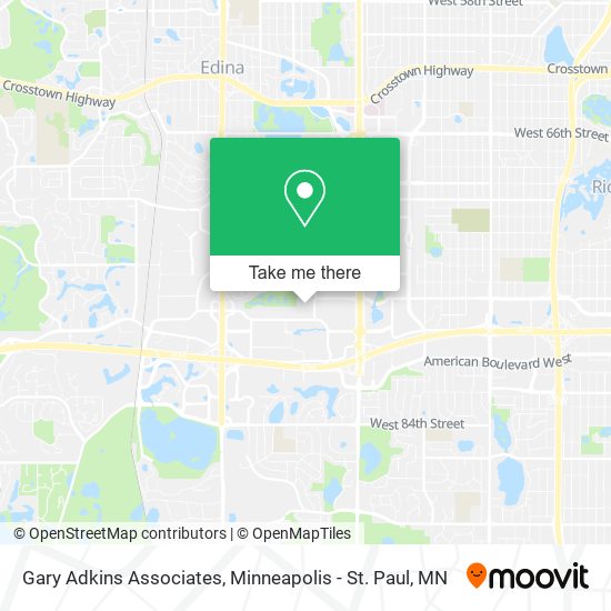 Gary Adkins Associates map