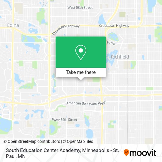 South Education Center Academy map