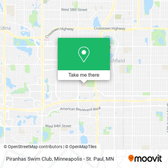 Mapa de Piranhas Swim Club