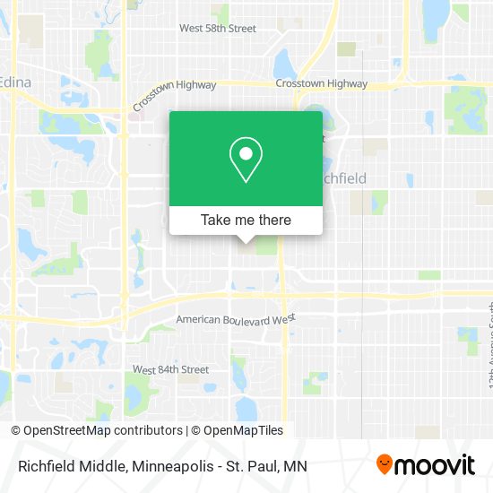 Richfield Middle map