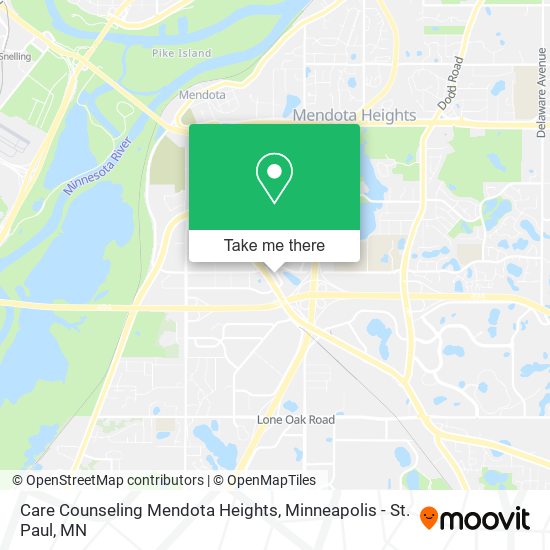 Care Counseling Mendota Heights map