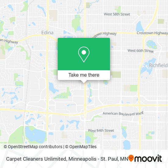 Carpet Cleaners Unlimited map