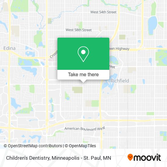 Mapa de Children's Dentistry