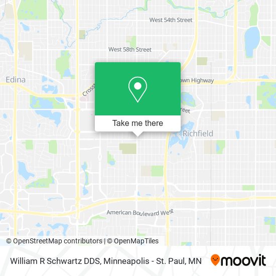 Mapa de William R Schwartz DDS