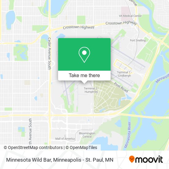 Mapa de Minnesota Wild Bar